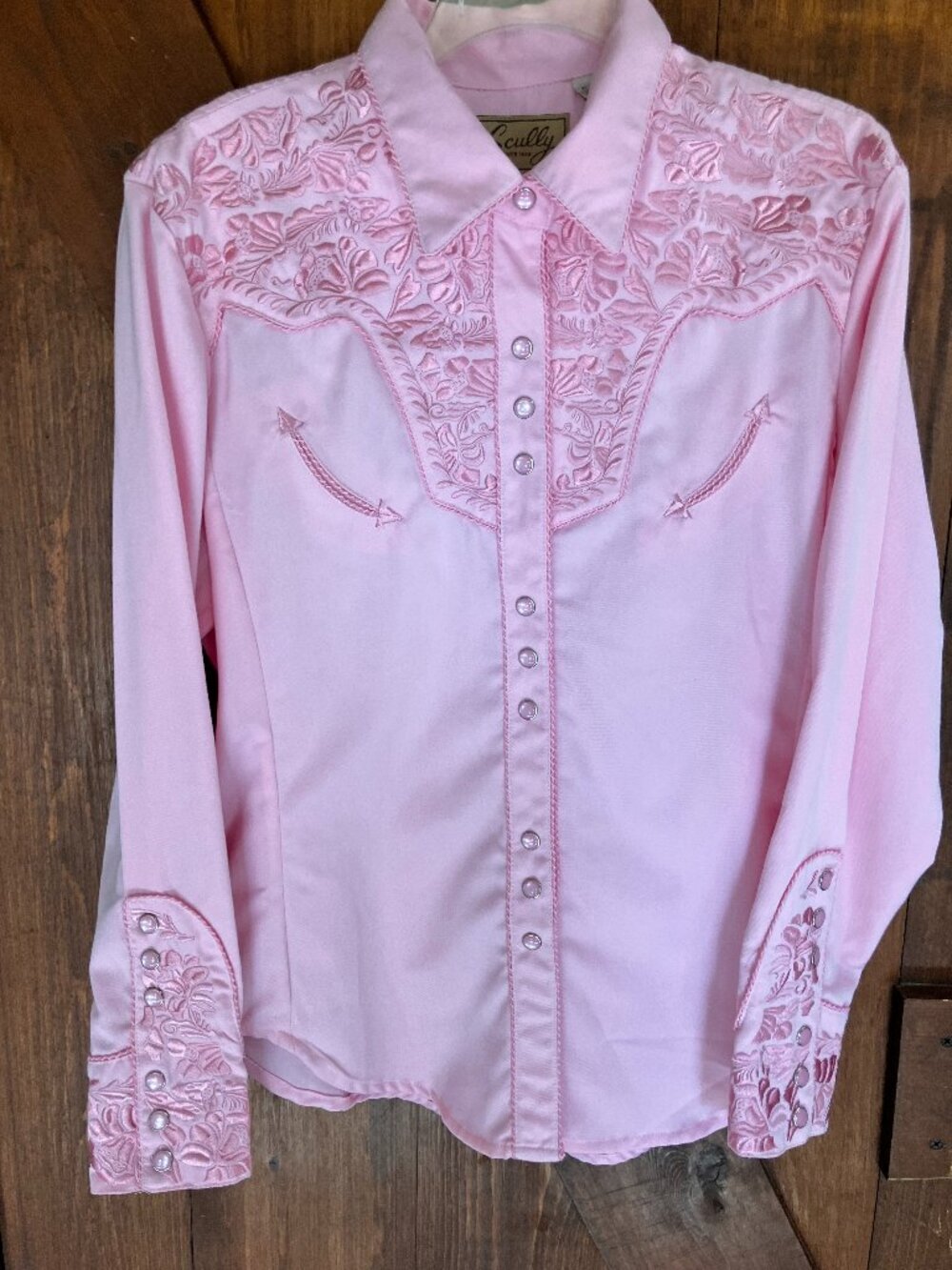 Scully Pink Western Shirt XL